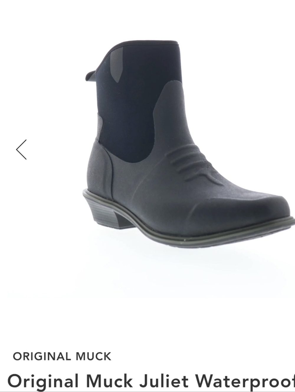 New Muck Women’s Juliet Waterproof Riding Boot Black Xpresscool Size 10